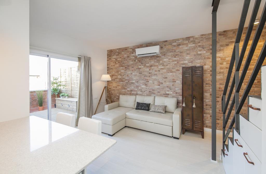 Barcelona Penthouse Private Terrace Sustainable Stay Keyless Access 외부 사진